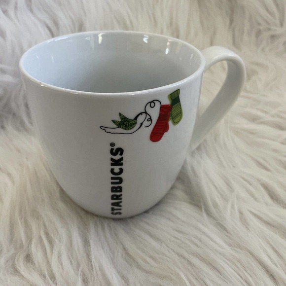 2011 Starbucks Dove & Mittens Collector Christmas Holiday 13 Oz‎ Coffee Cup Mug - Picture 3 of 10